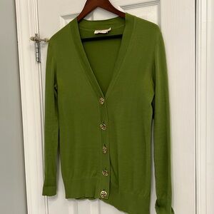 Tory Burch Green Cardigan size M